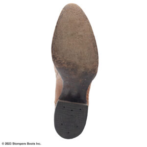 Tony Lama 13 Inch Brown Lizard Cowboy Boots 10 B Sole Left