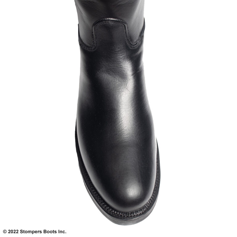 Dehner Dress Patrol Wide Calf 16 Inch Black Top Toe