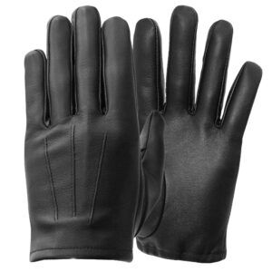 Lined Leather Elite Patrol Gloves for Police