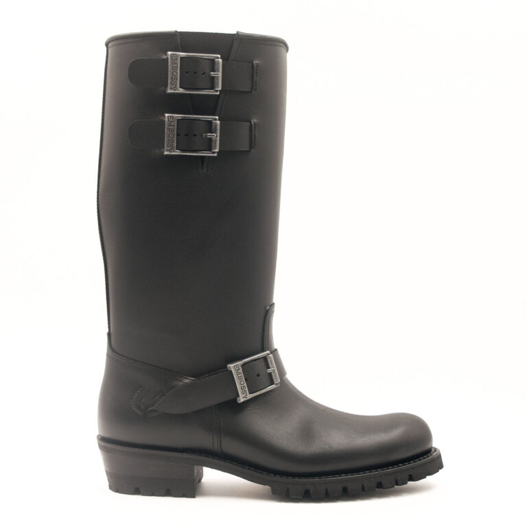 Embossy Engineer Boots Lateral