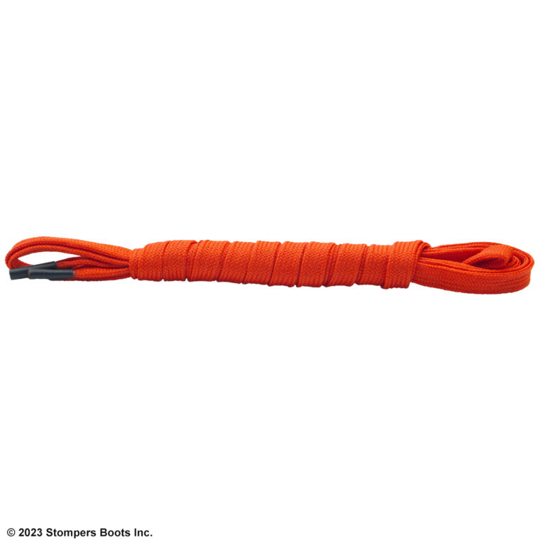 Flat Lace Pair Orange