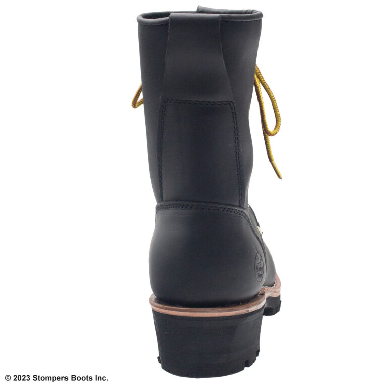 Georgia Logger 8 Inch Black Heel