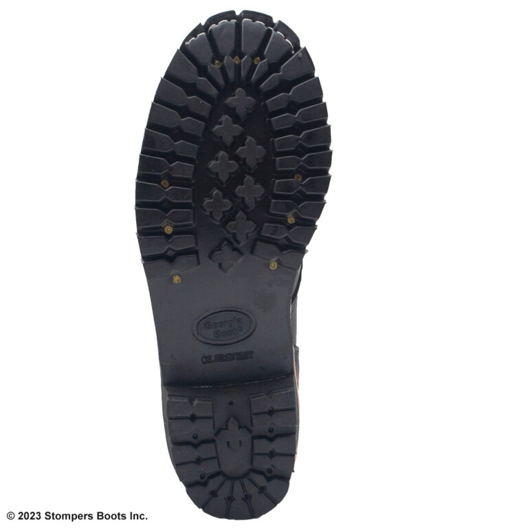Georgia Logger 8 Inch Black Sole
