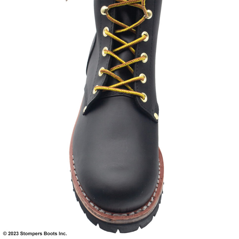 Georgia Logger 8 Inch Black Top Toe