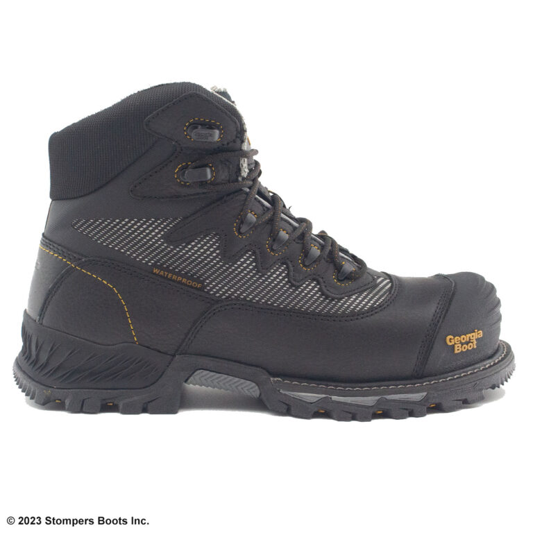 Georgia Rumbler 6 Inch Safety Toe EH Rated Black Lateral