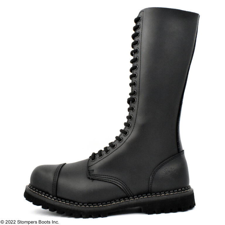 Grinder King Derby 20 Eye Black Steel Toe Lateral