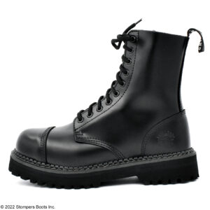 Grinders Bulldog 10 Eye Black Steel Toe Lateral