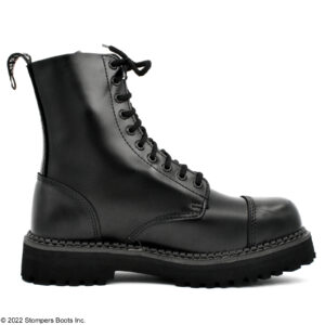 Grinders Bulldog 10 Eye Black Steel Toe Medial