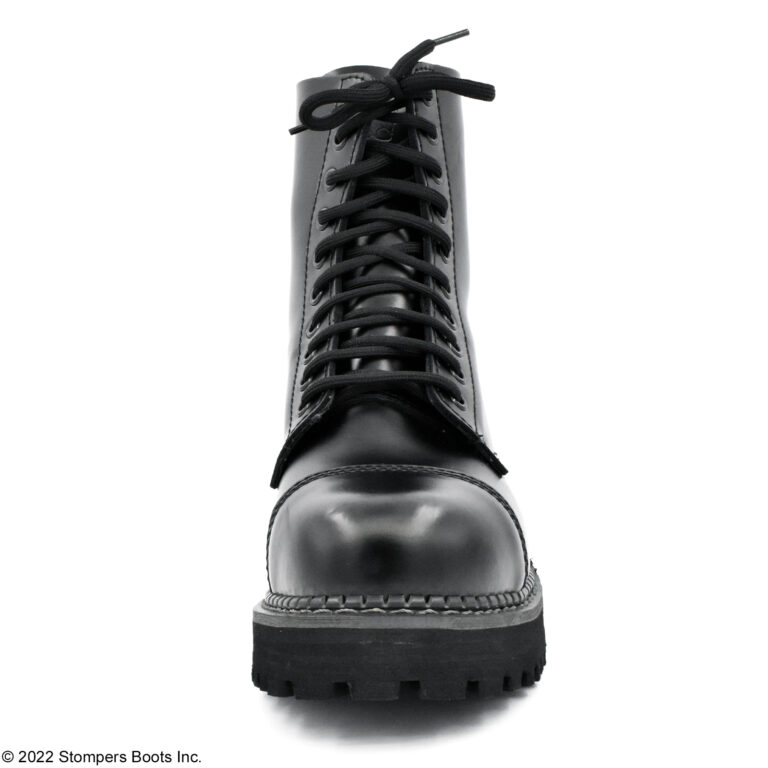 Grinders Bulldog 10 Eye Black Steel Toe Toe