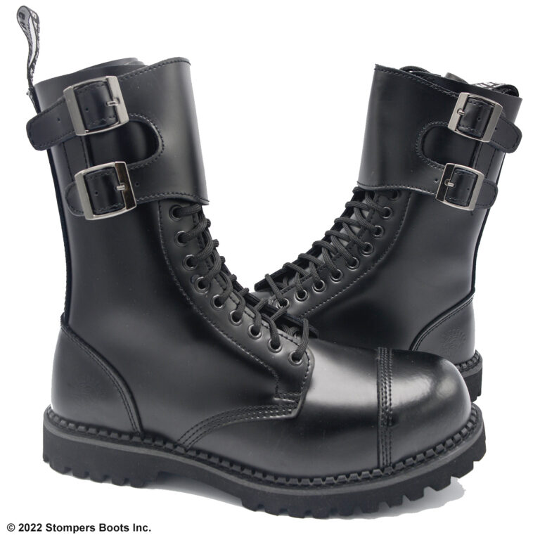 Grinders Camelot Black Steel Toe Main