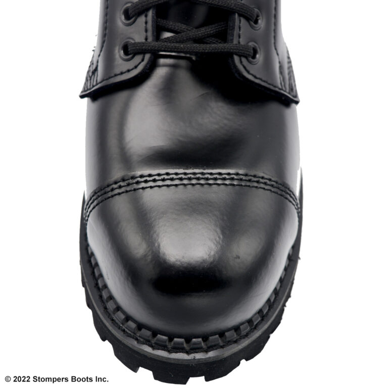 Grinders Camelot Black Steel Toe Top Toe