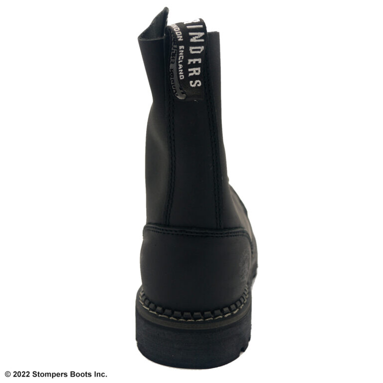 Grinders Hunter Black Steel Toe Heel