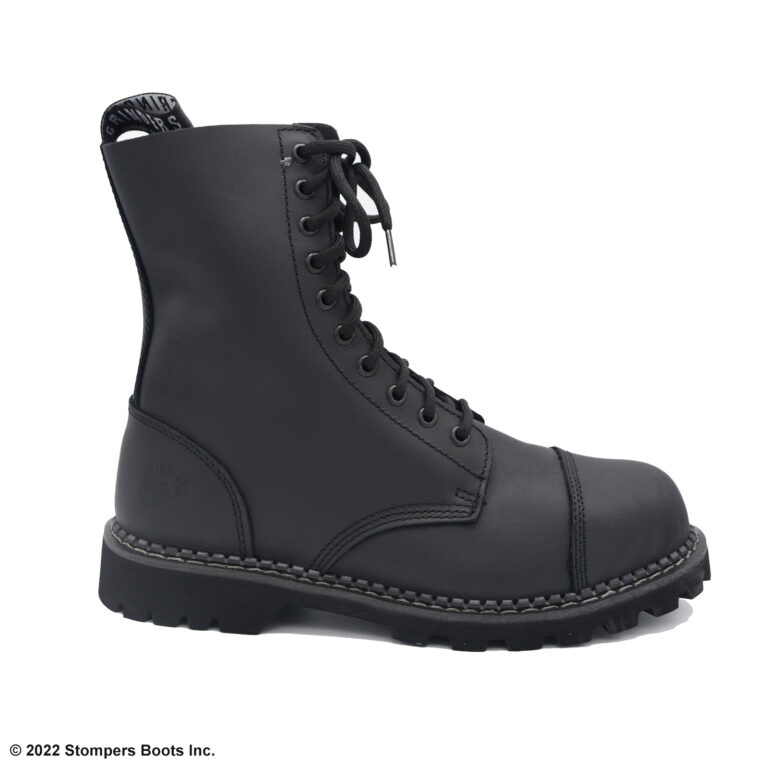 Grinders Hunter Black Steel Toe Lateral