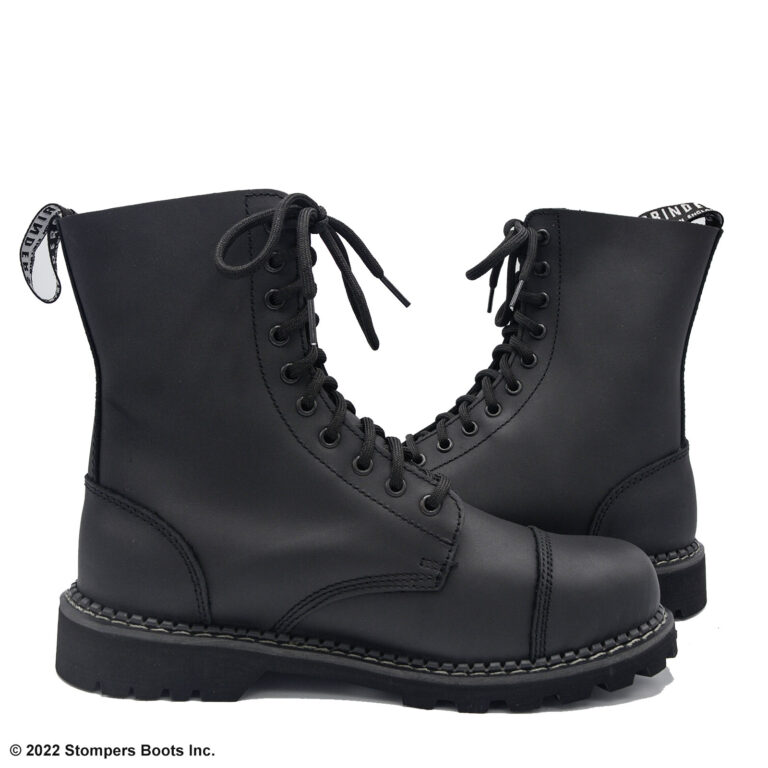Grinders Hunter Black Steel Toe Main