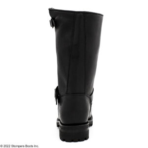 Grinders Wild One Engineer 11 Inch Black Lug Heel