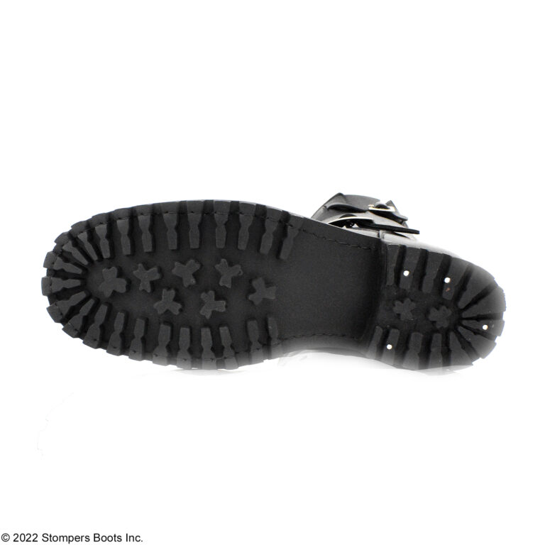 Grinders Wild One Engineer 11 Inch Black Lug Sole
