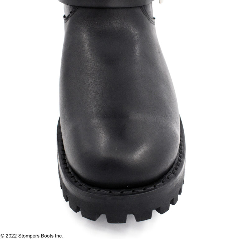 Grinders Wild One Engineer 11 Inch Black Lug Top Toe