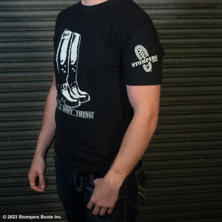 Stompers It's A (Boss) Boot Thing T-Shirt Black Left
