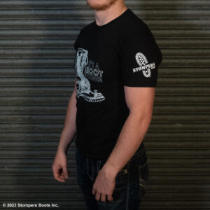 Stompers It's A (Corcoran) Boot Thing T-shirt Black Left