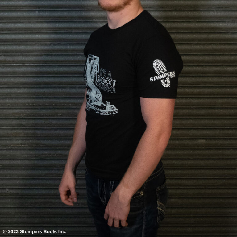 Stompers It's A (Corcoran) Boot Thing T-shirt Black Left