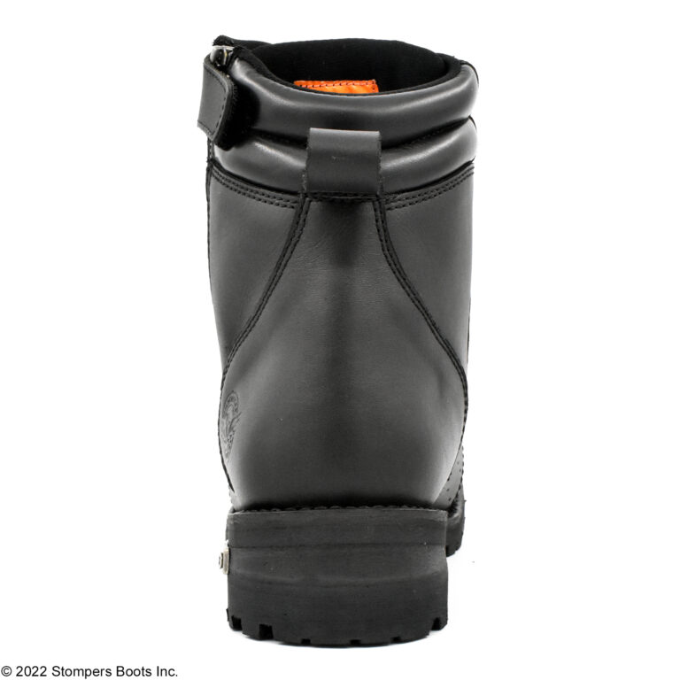 Milwaukee Leather 6 Inch Zip Lug Sole Heel