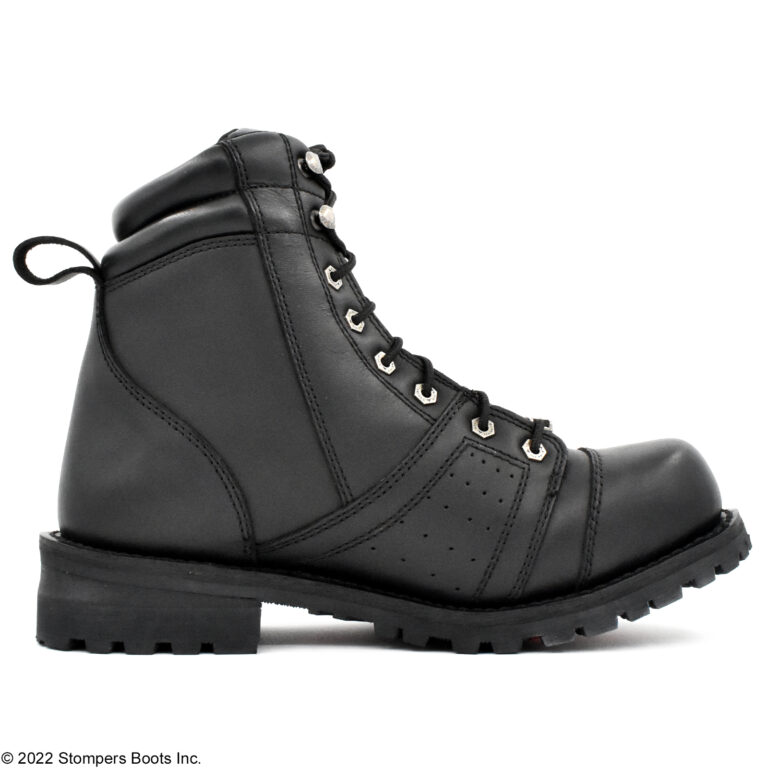 Milwaukee Leather 6 Inch Zip Lug Sole Medial