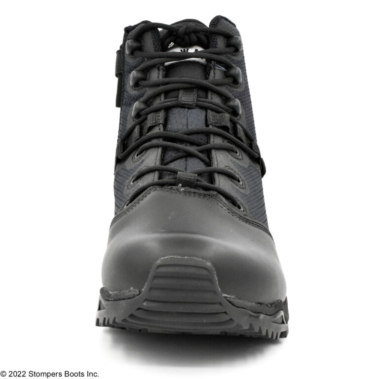 Original S.W.A.T. Alpha Fury 6 Inch Black Side Zip Tactical Boot Toe