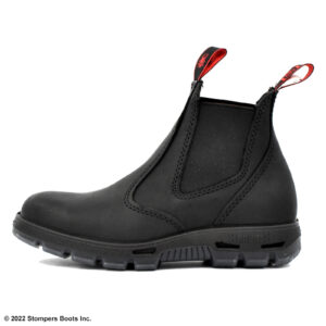 Redback Easy Escape Slip On 6 Inch Black Steel Toe Lateral