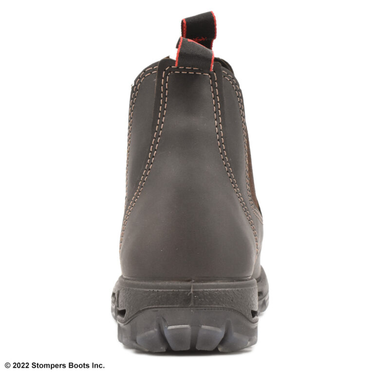 Redback Great Barrier Slip On 6 Inch Dark Brown H20 Resistant Heel