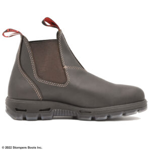 Redback Great Barrier Slip On 6 Inch Dark Brown H20 Resistant Medial