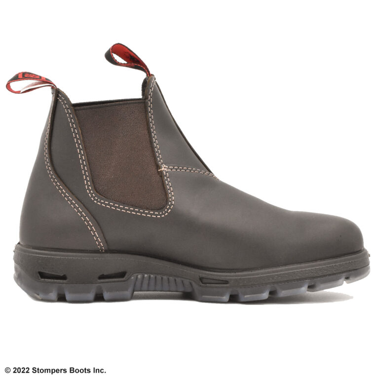 Redback Great Barrier Slip On 6 Inch Dark Brown H20 Resistant Medial