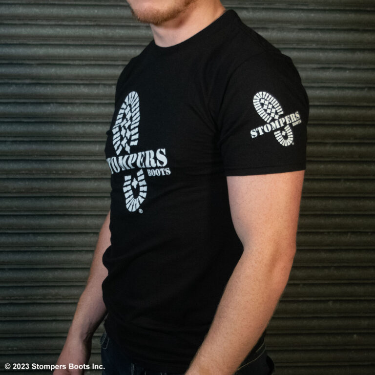Stompers Boots T-shirt Black Left