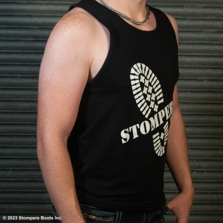 Stompers Logo Tank Black Right