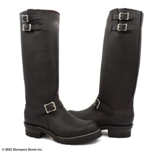Wesco 16 Inch Boss +1 Calf Two Top Straps Leather Lined Black Main