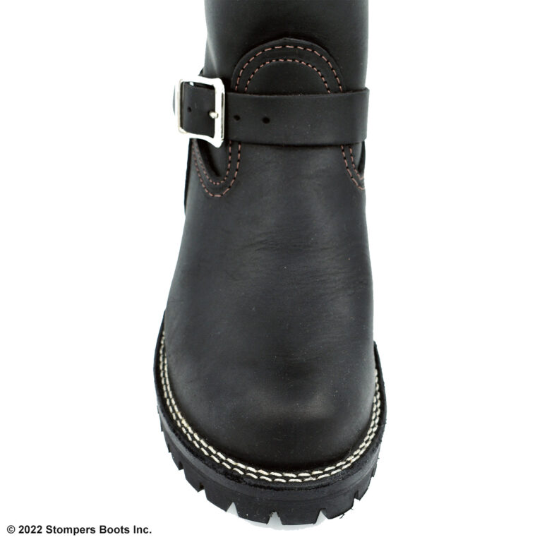 Wesco 16 Inch Boss +1 Calf Two Top Straps Leather Lined Black Top Toe
