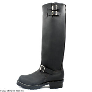 Wesco Boss 18 Inch Leather Lined Black 2-Top Strap Lateral