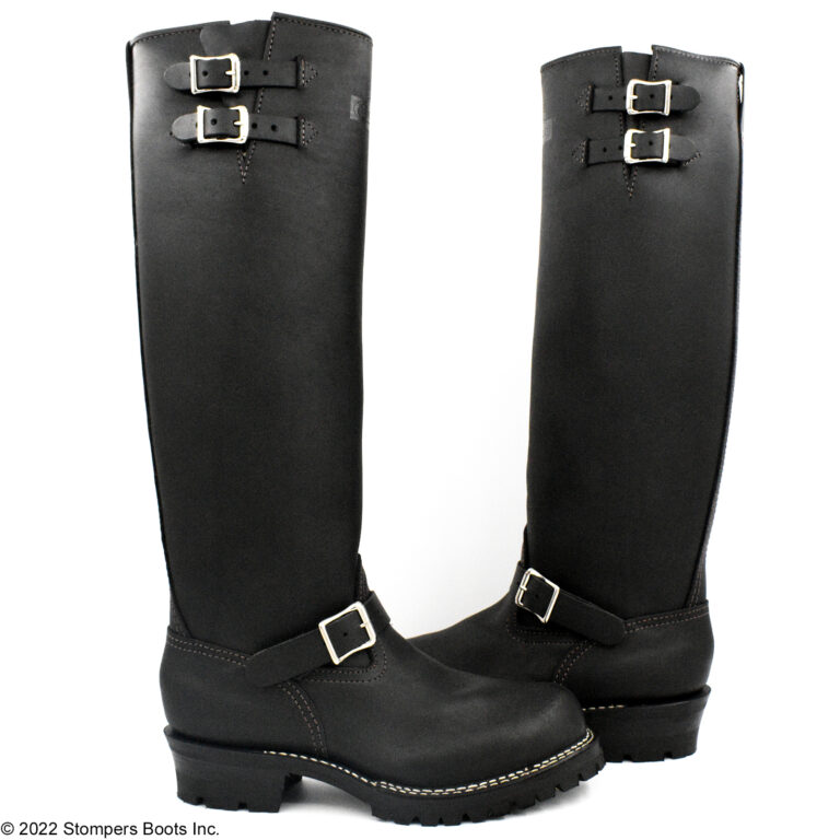 Wesco Boss 18 Inch Leather Lined Black 2-Top Strap Main