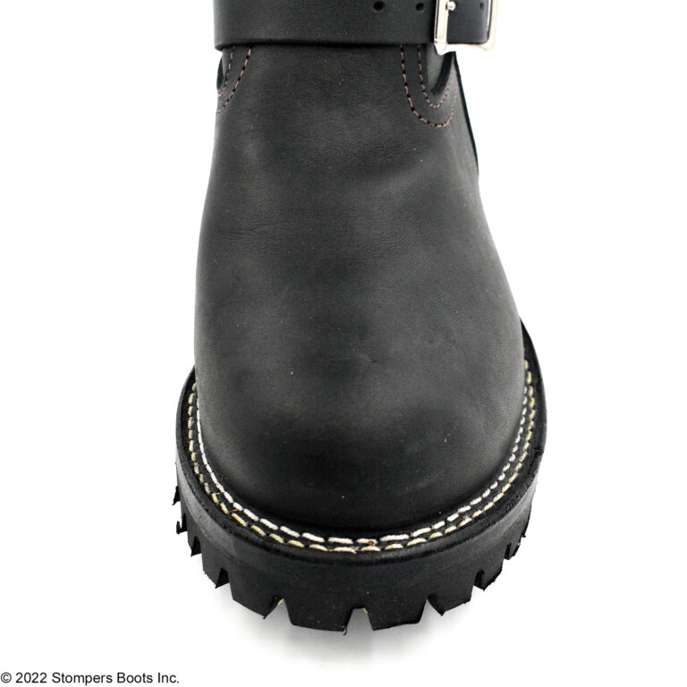 Wesco Boss 18 Inch Leather Lined Black 2-Top Strap Top Toe