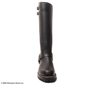 Wesco 16 Inch Harness +1 Calf Two Top Straps Leather Lined Black Toe