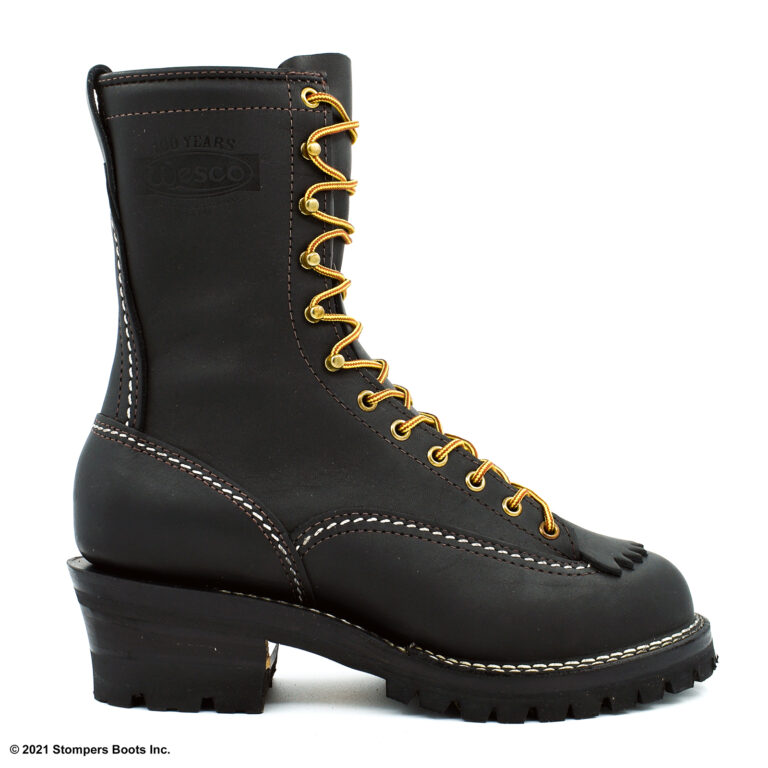 Wesco Highliner 10 Inch Black Lug Sole Lateral