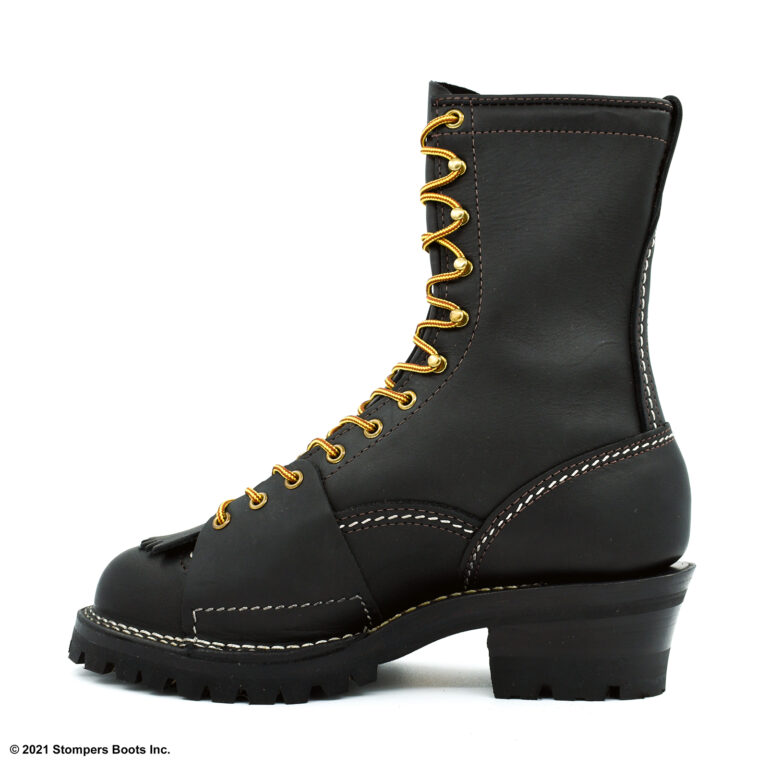 Wesco Highliner 10 Inch Black Lug Sole Medial