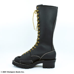 Wesco Highliner 16 Inch Black Lug Sole Medial