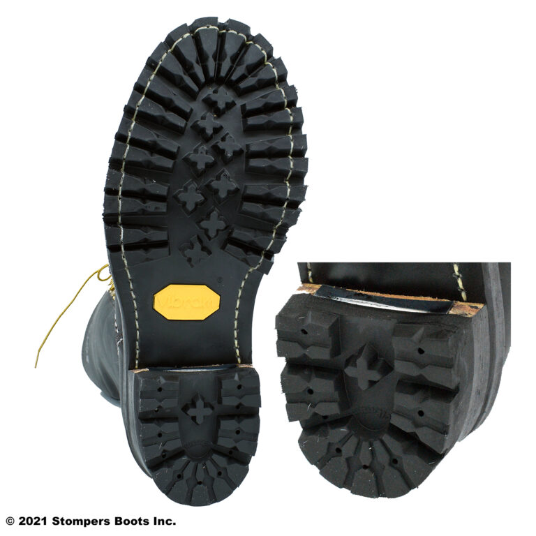 Wesco Highliner 16 Inch Black Lug Sole Sole Detail