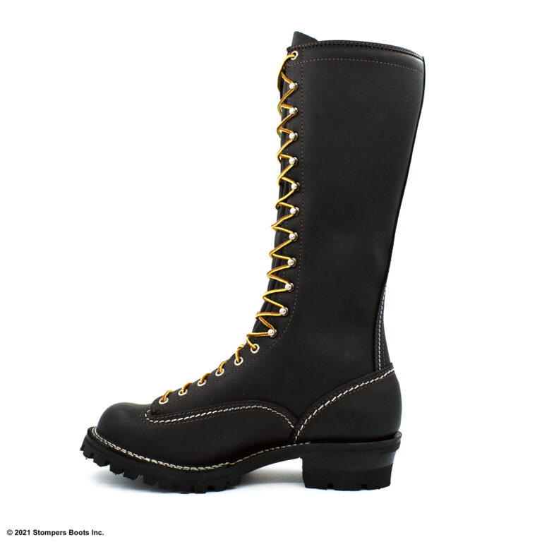 Wesco Jobmaster 16 Inch Black Lug Sole Medial