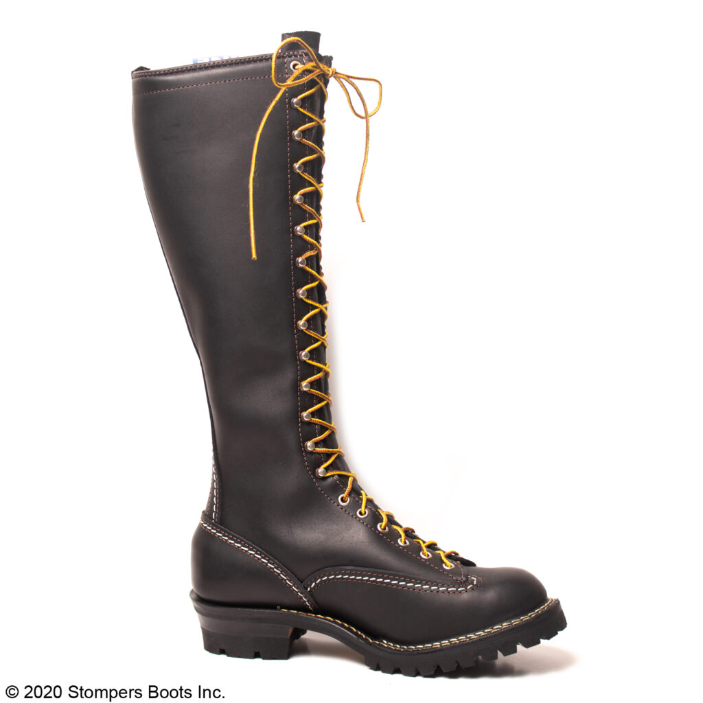 Wesco Jobmaster 18 Inch Lug Sole Black - Stompers Boots