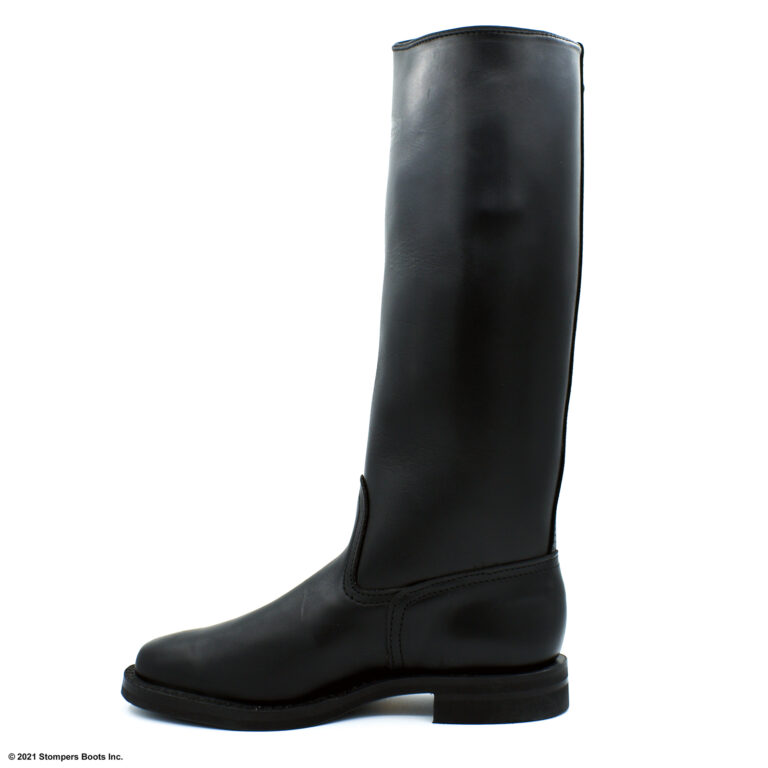 Wesco Motor Patrol 16 Inch Black Dress Sole Medial