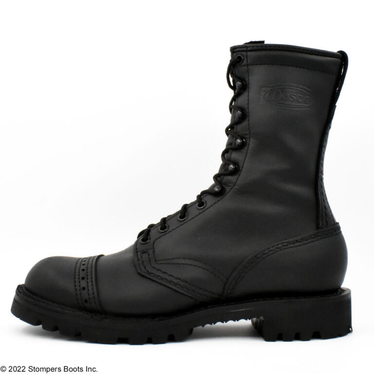 Wesco Stompers Combat 10 Inch Black Lateral