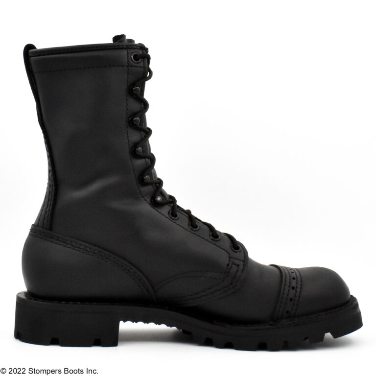 Wesco Stompers Combat 10 Inch Black Medial